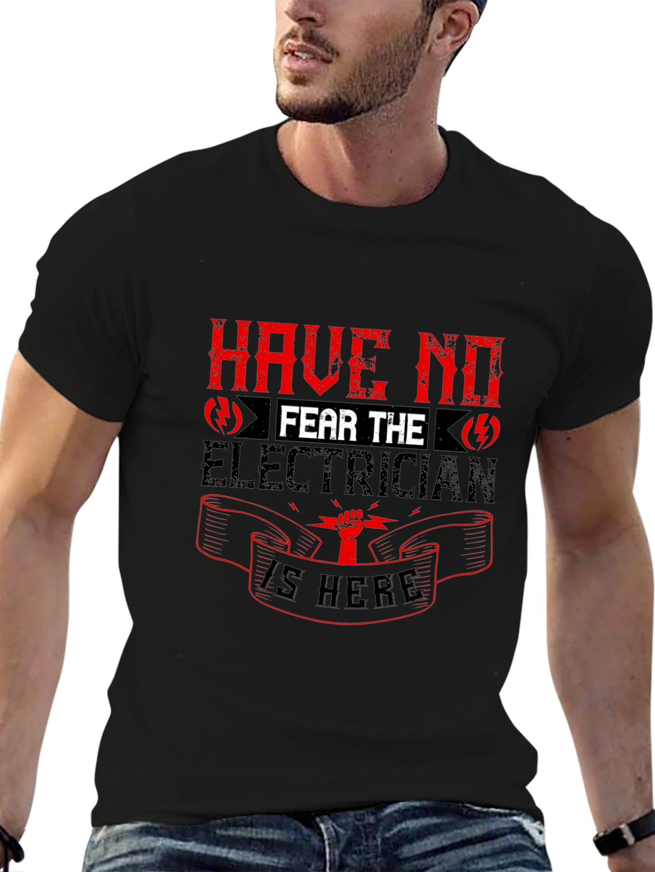 Electrician Graphic Tee - Have No Fear T-Shirt