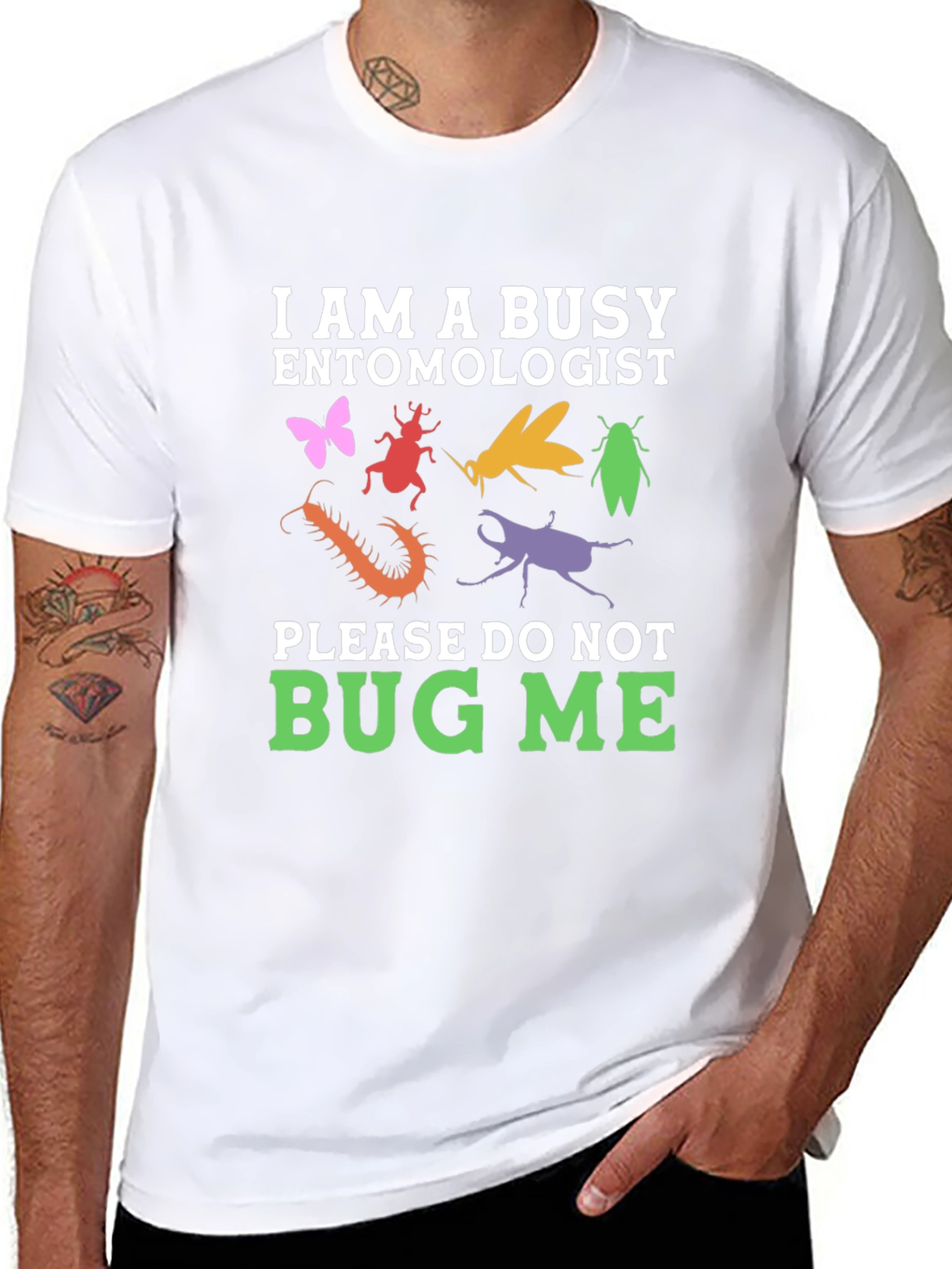 Busy Entomologist Graphic T-Shirt