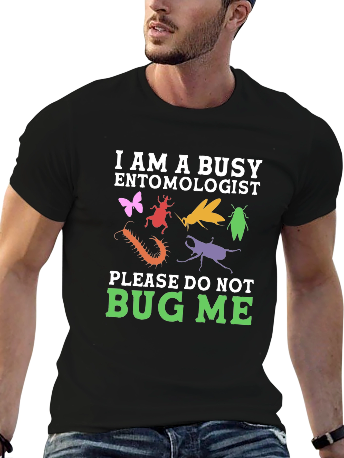 Busy Entomologist Graphic T-Shirt