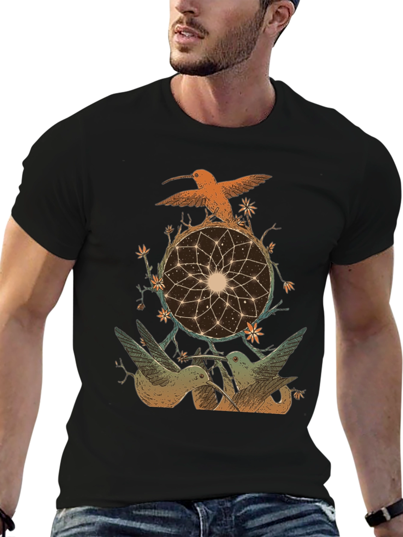 Hummingbird Dreamcatcher Graphic Tee