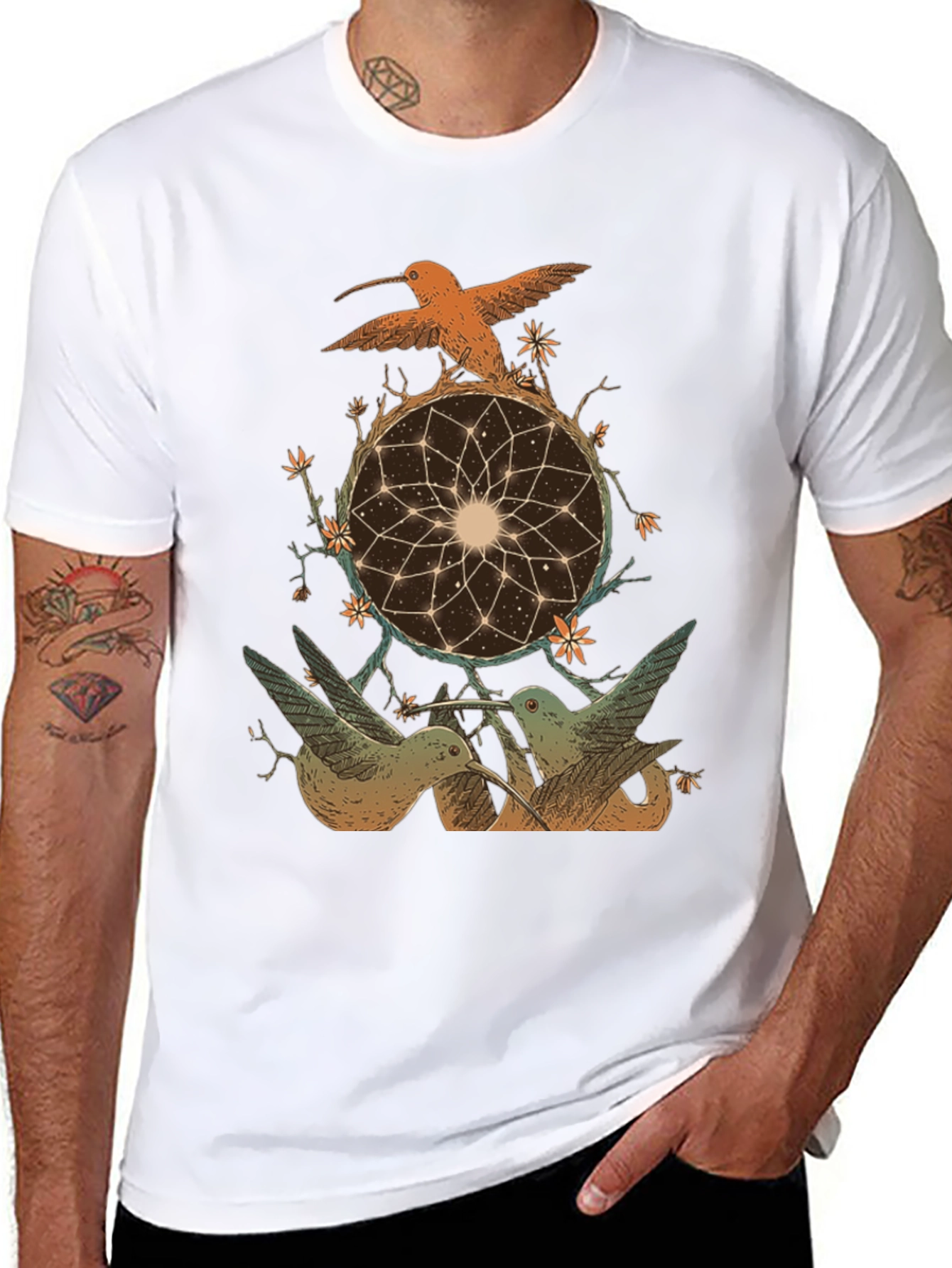 Hummingbird Dreamcatcher Graphic Tee