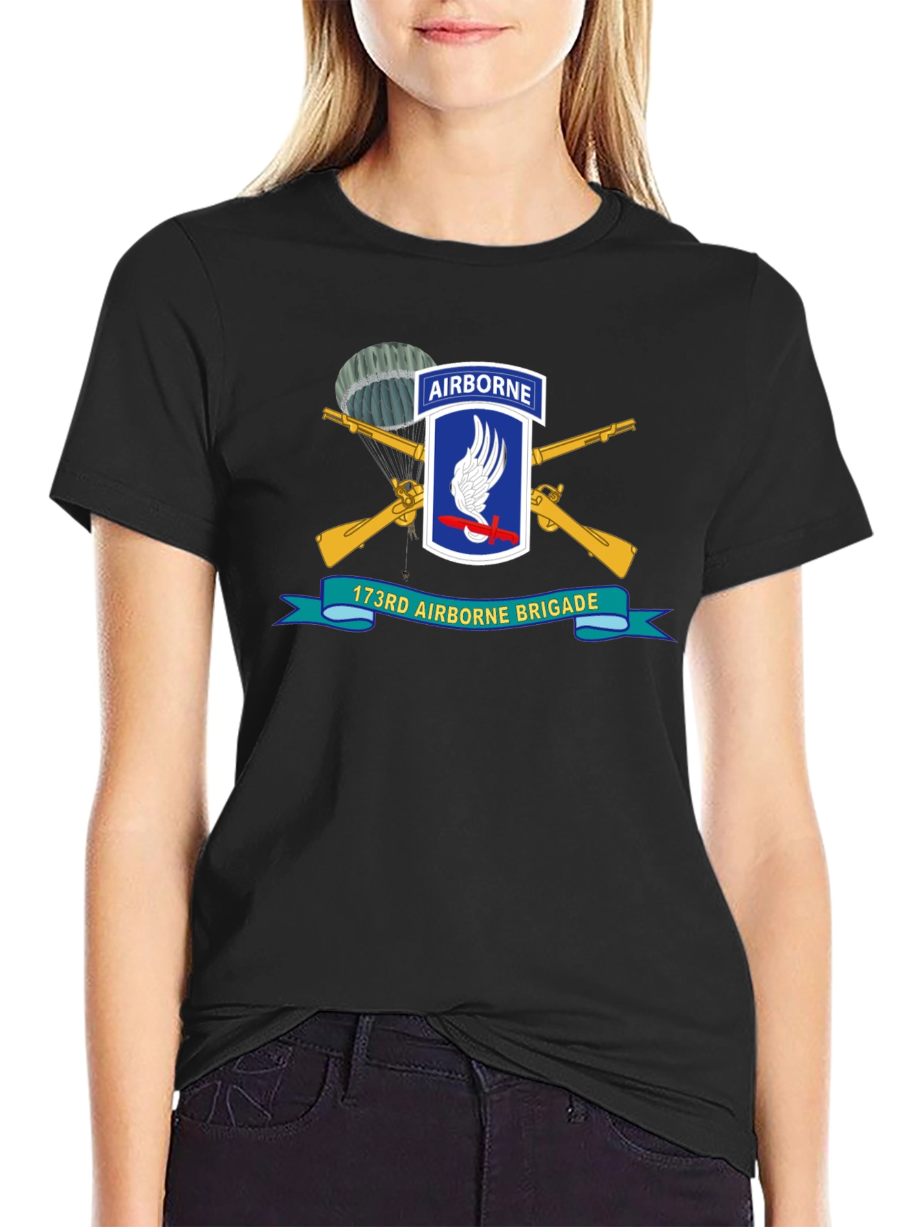 173rd Airborne Brigade T-Shirt - Black