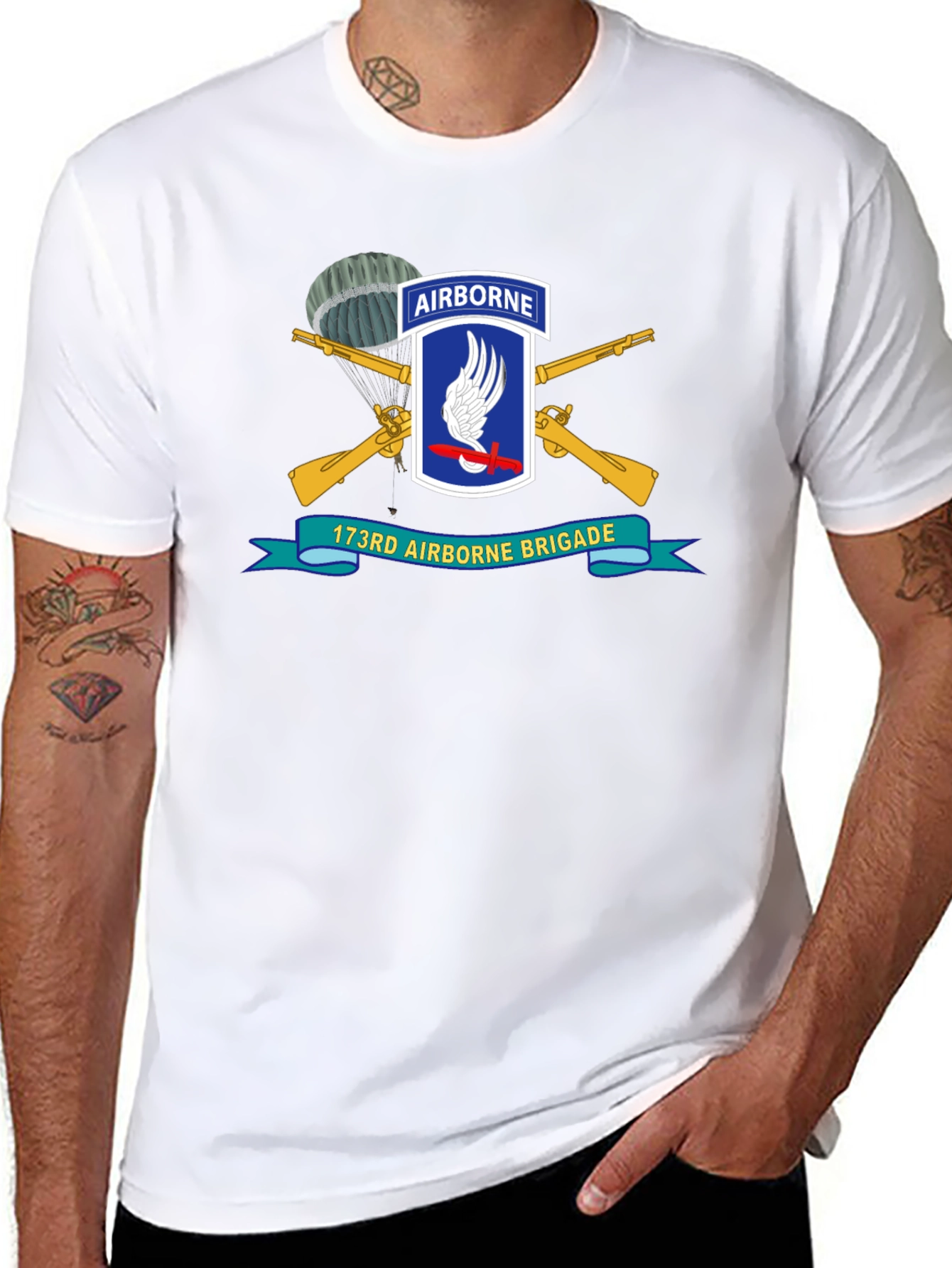 173rd Airborne Brigade T-Shirt - Black