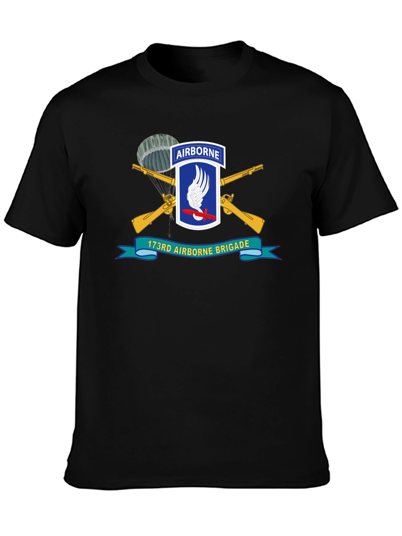 173rd Airborne Brigade T-Shirt - Black