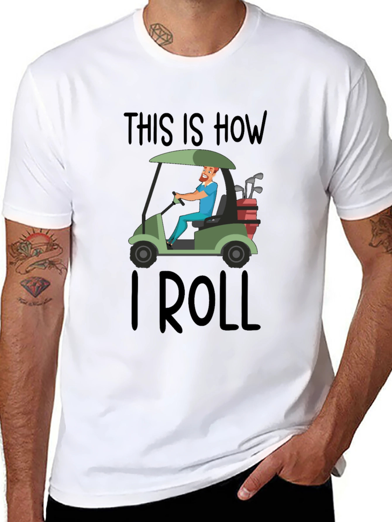 This is How I Roll Golf Cart T-Shirt