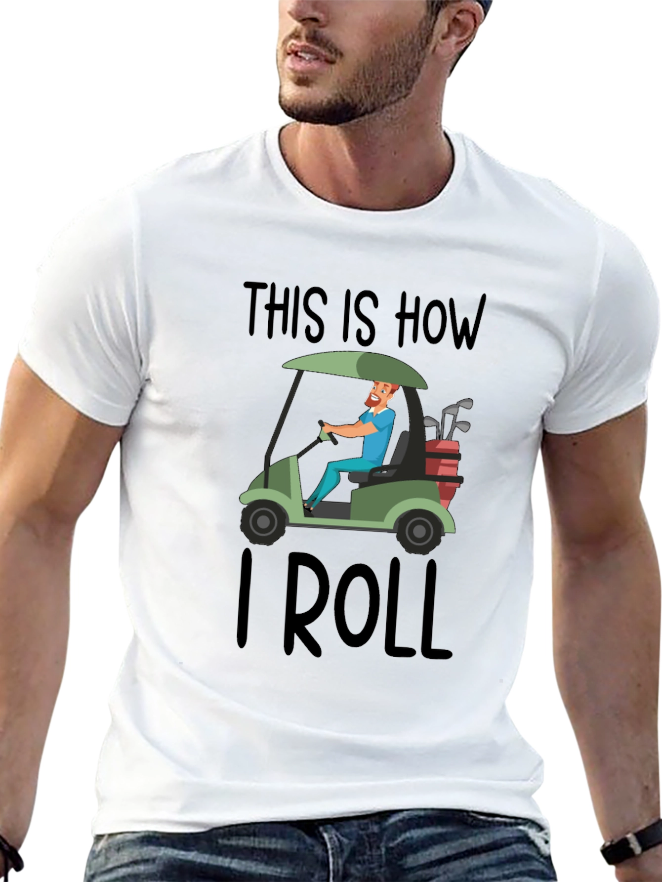 This is How I Roll Golf Cart T-Shirt