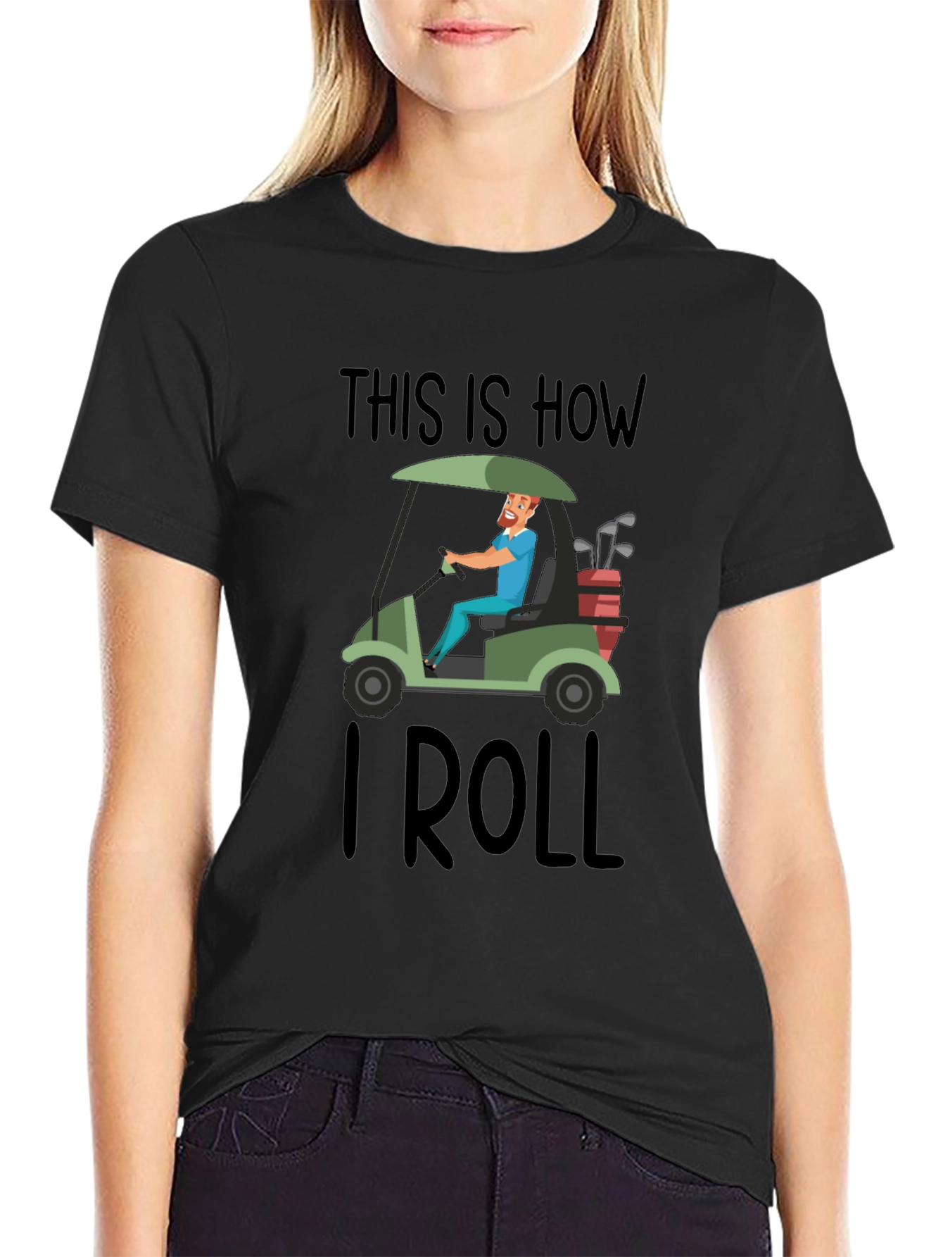 This is How I Roll Golf Cart T-Shirt