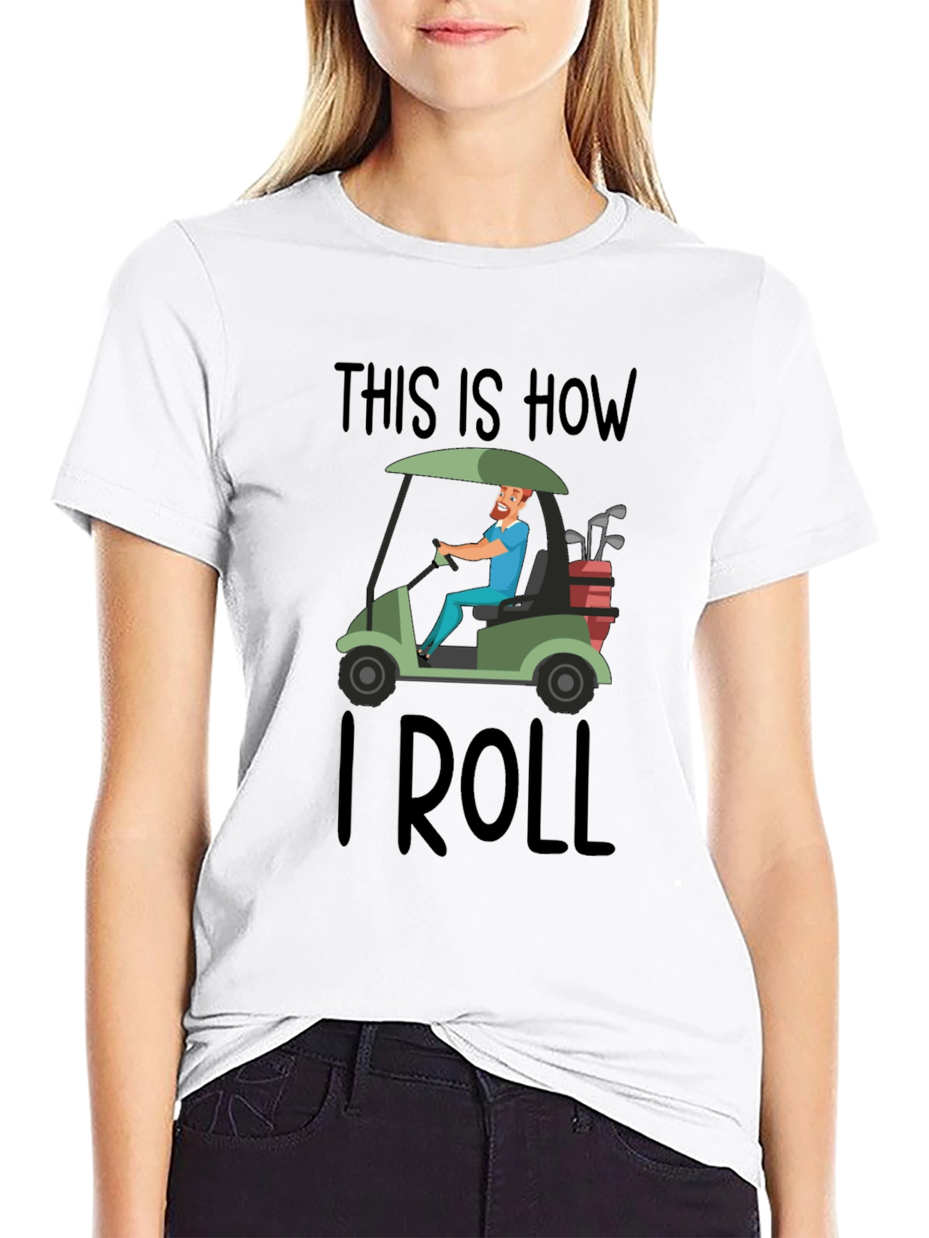 This is How I Roll Golf Cart T-Shirt
