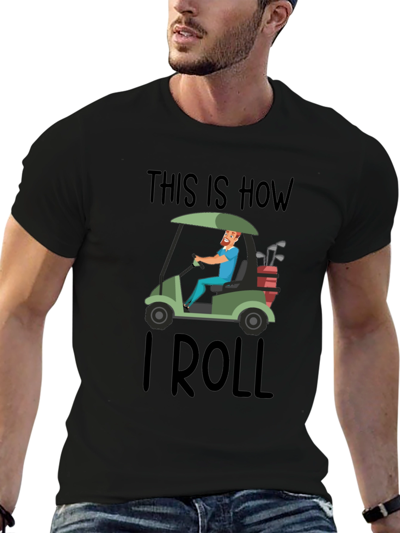 This is How I Roll Golf Cart T-Shirt