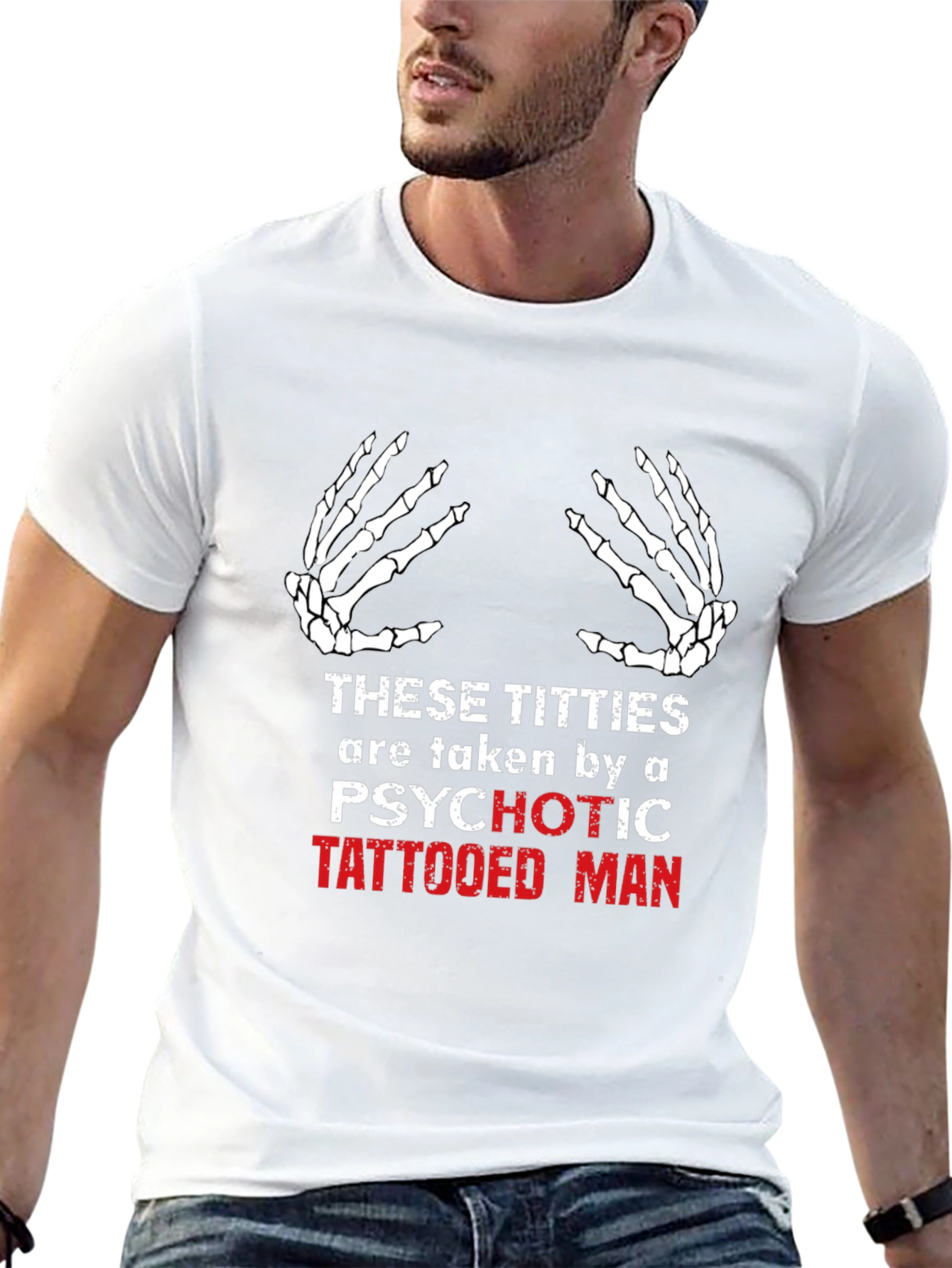 Psychotic Tattooed Man T-Shirt
