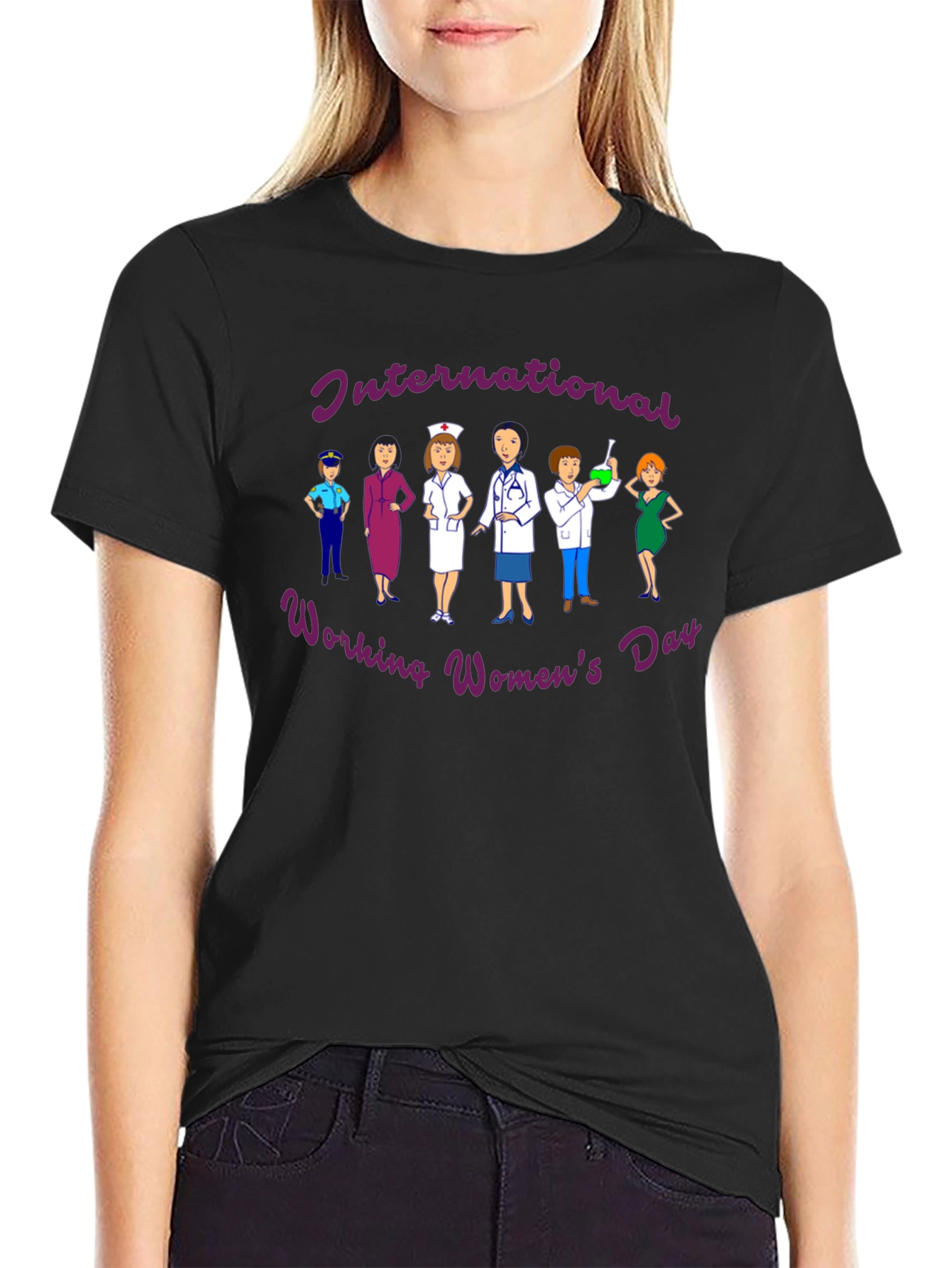 International Working Womens Day Graphic T-Shirt