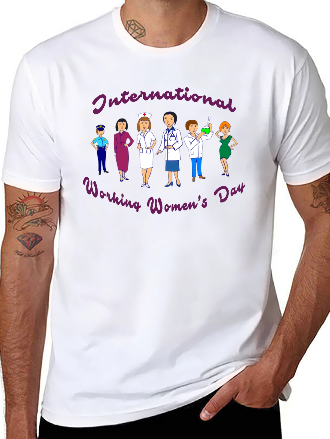 International Working Womens Day Graphic T-Shirt