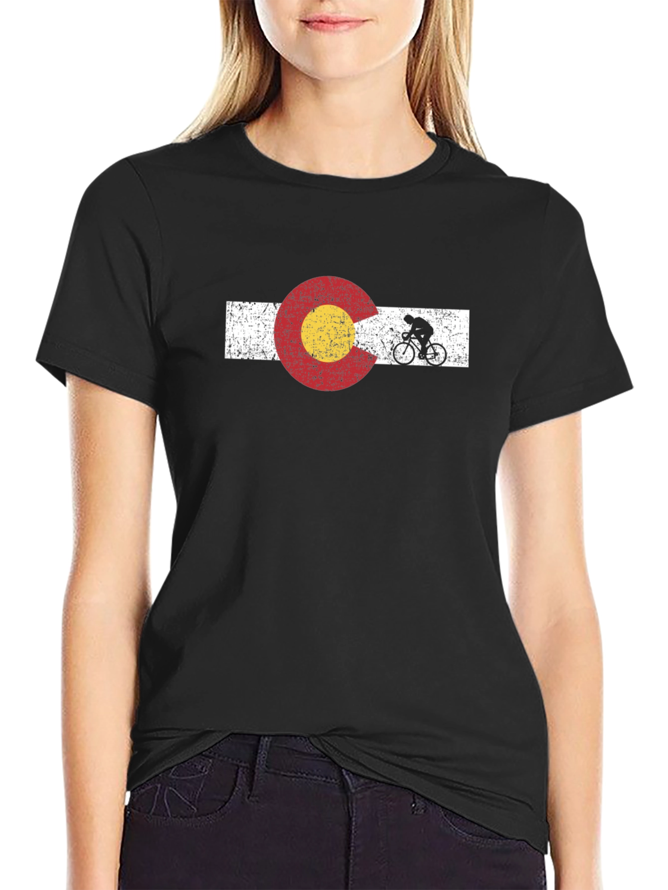 Colorado Biker Black T-Shirt