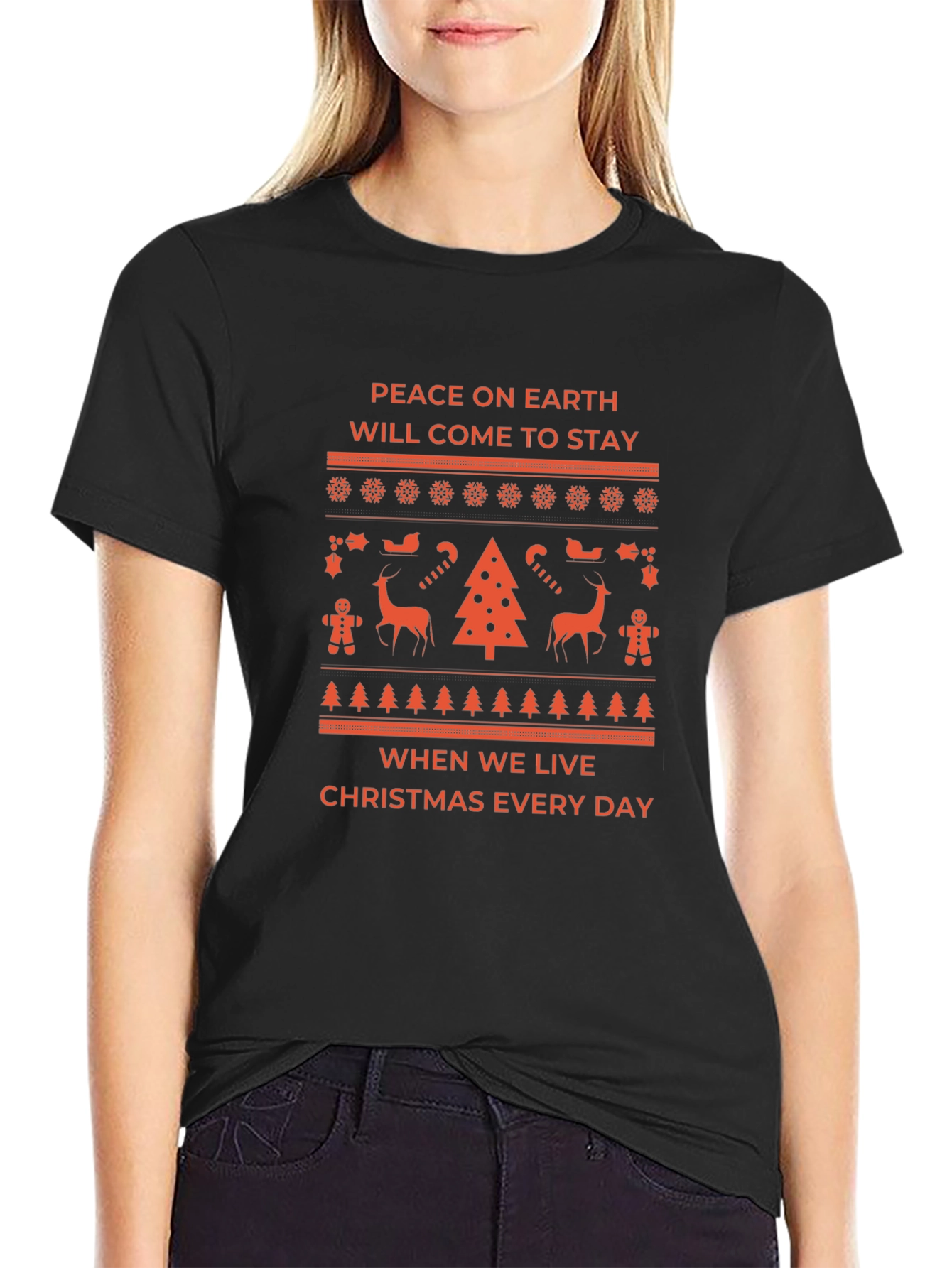 Peace on Earth Christmas T-Shirt