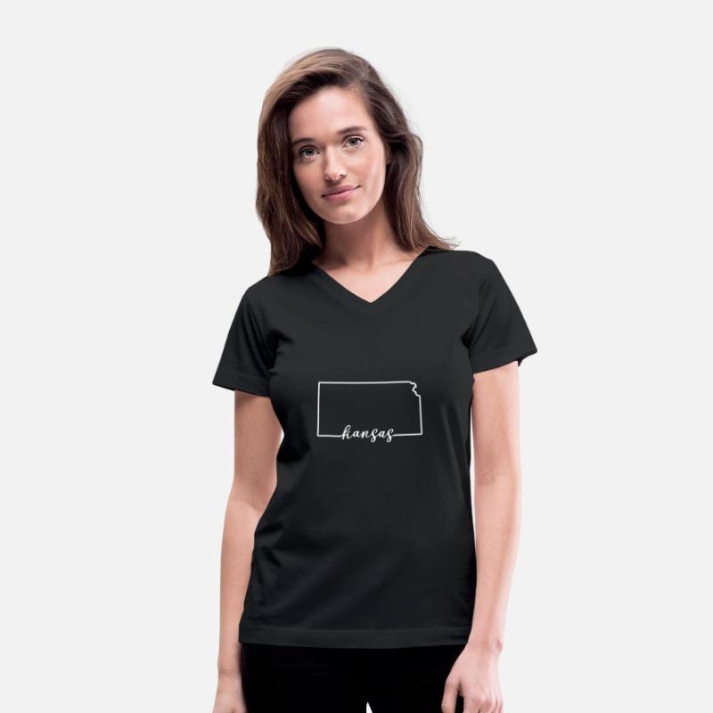Kansas Cursive Silhouette Home State Pride