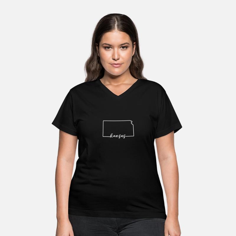 Kansas Cursive Silhouette Home State Pride
