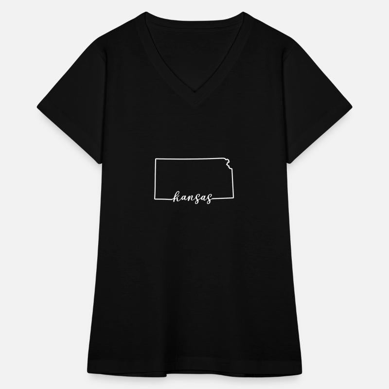 Kansas Cursive Silhouette Home State Pride