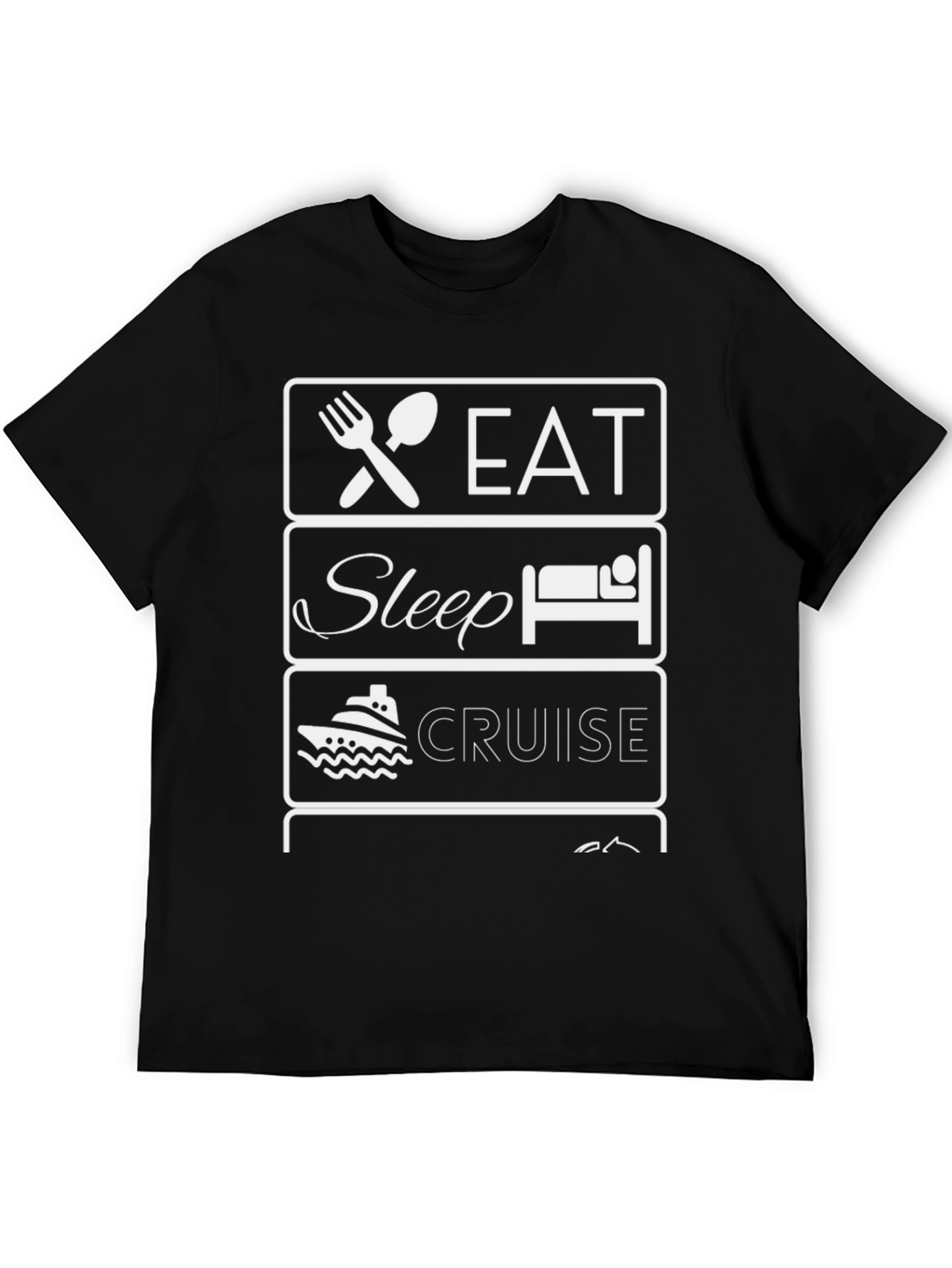 Eat Sleep Cruise T-Shirt - Vacation Apparel