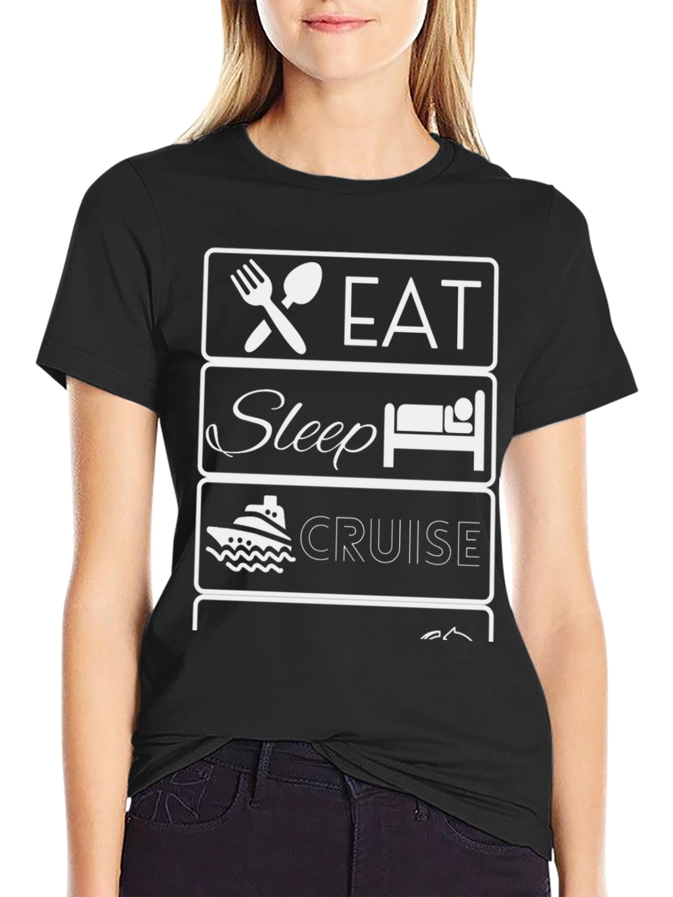 Eat Sleep Cruise T-Shirt - Vacation Apparel