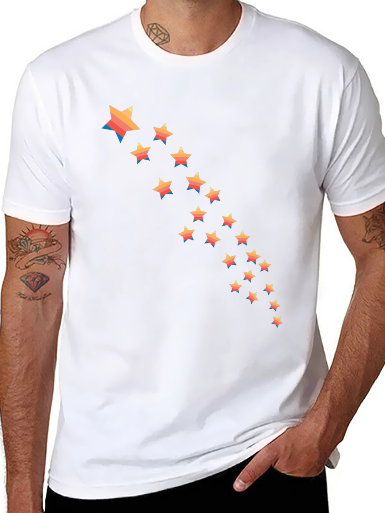 Starry Night Black Tee