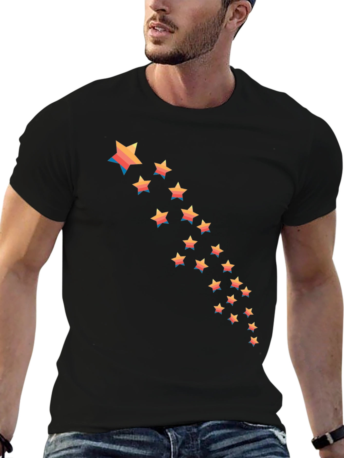 Starry Night Black Tee