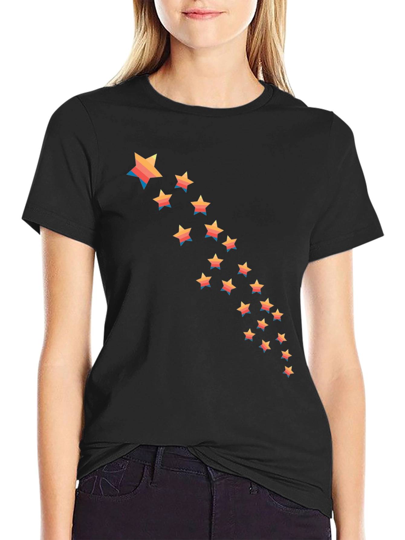 Starry Night Black Tee