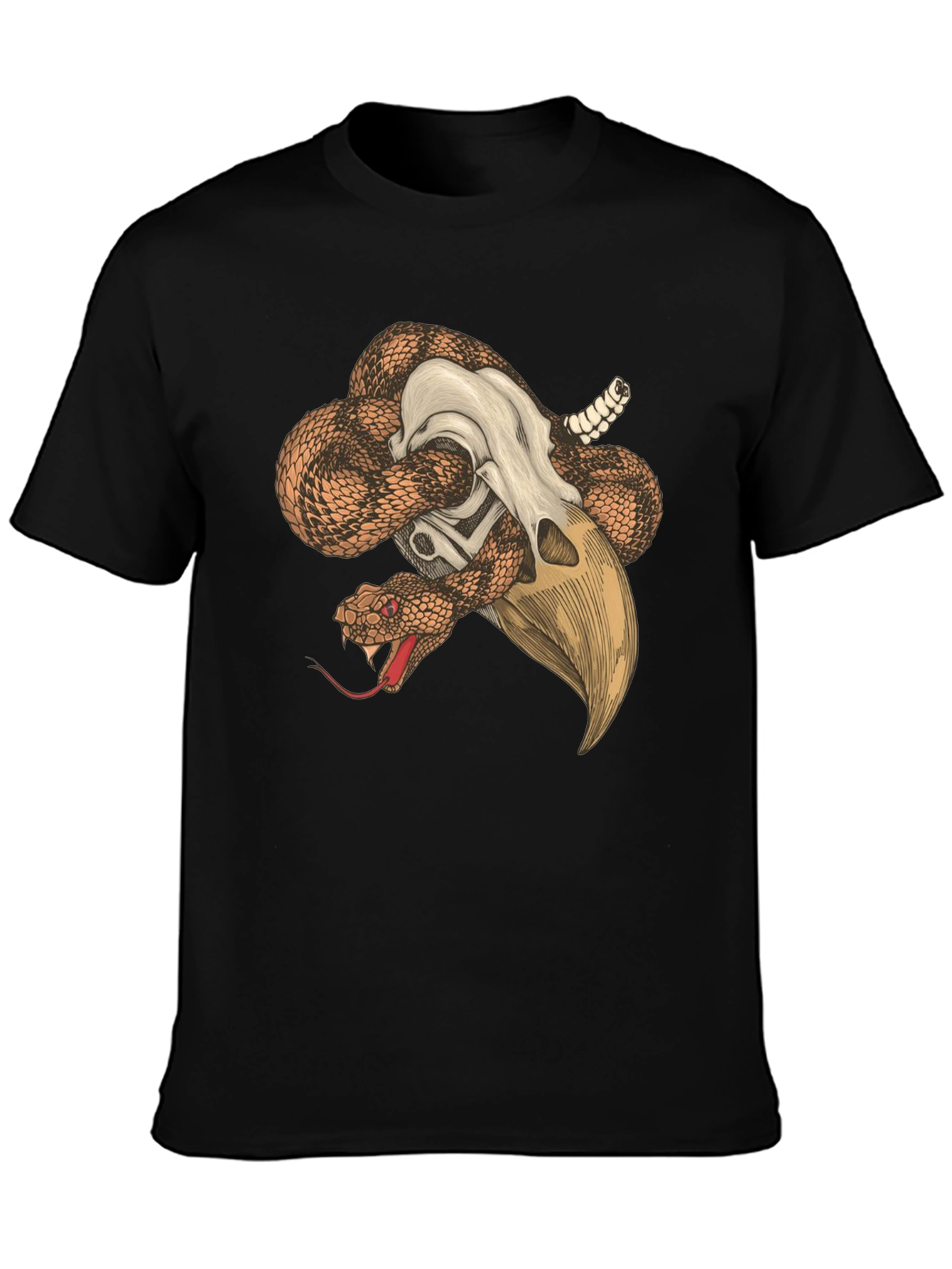 Snake & Skull Graphic Tee