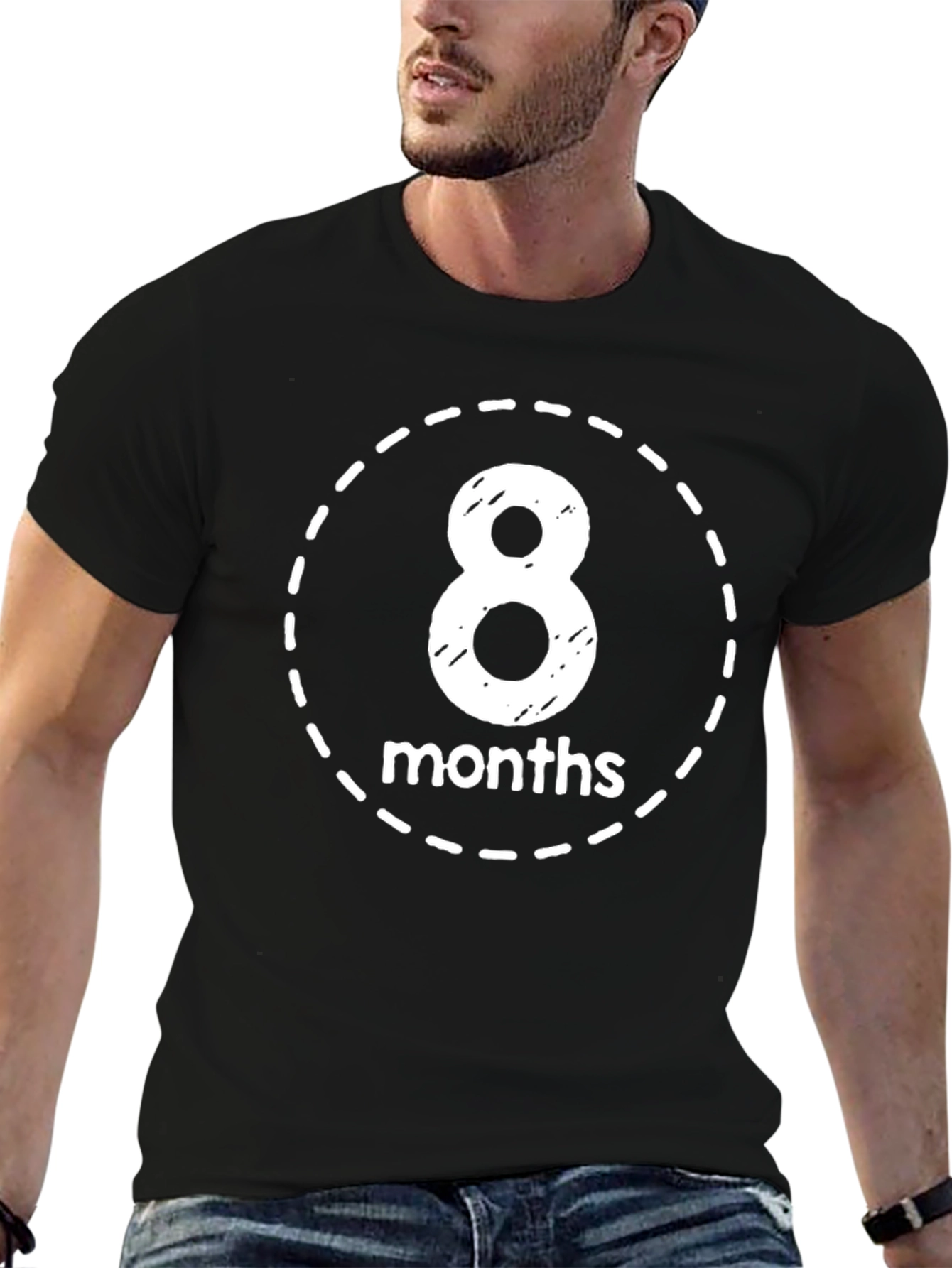 8 Months Milestone Baby T-Shirt