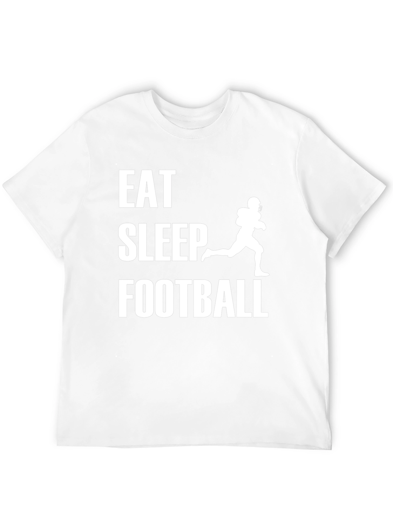 Eat Sleep Football T-Shirt - Sports Fan Apparel