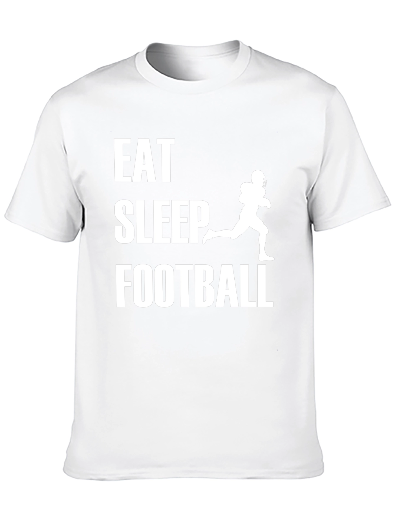 Eat Sleep Football T-Shirt - Sports Fan Apparel
