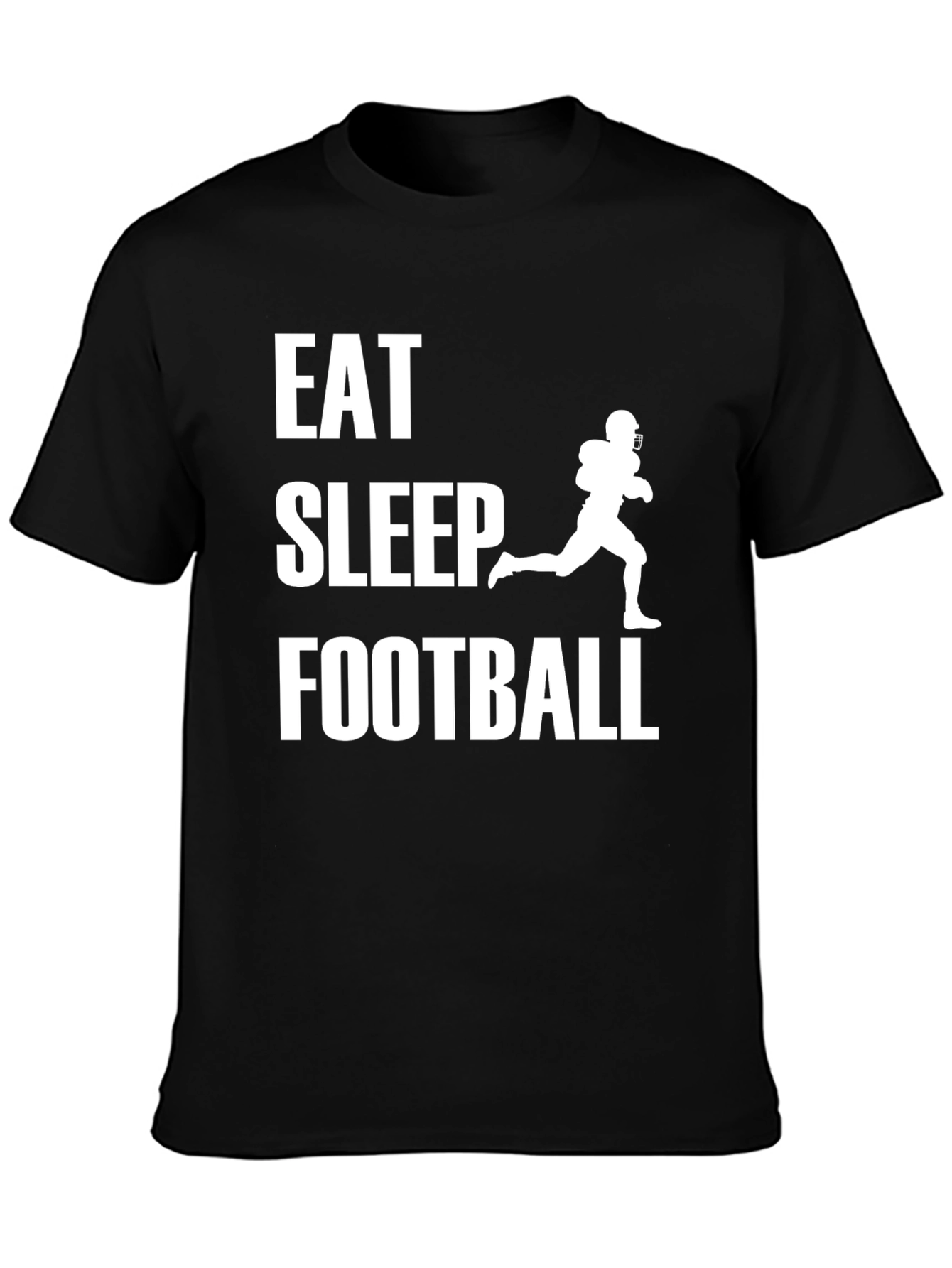 Eat Sleep Football T-Shirt - Sports Fan Apparel