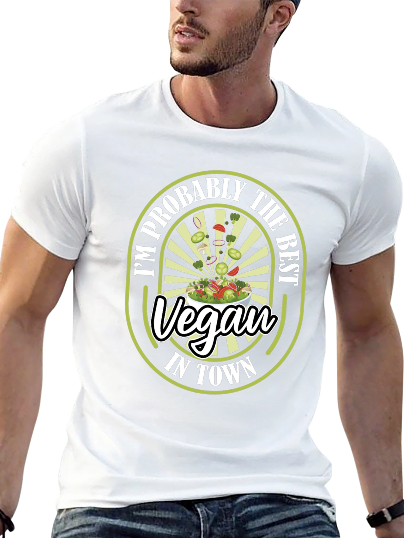 Im Probably the Best Vegan in Town T-Shirt