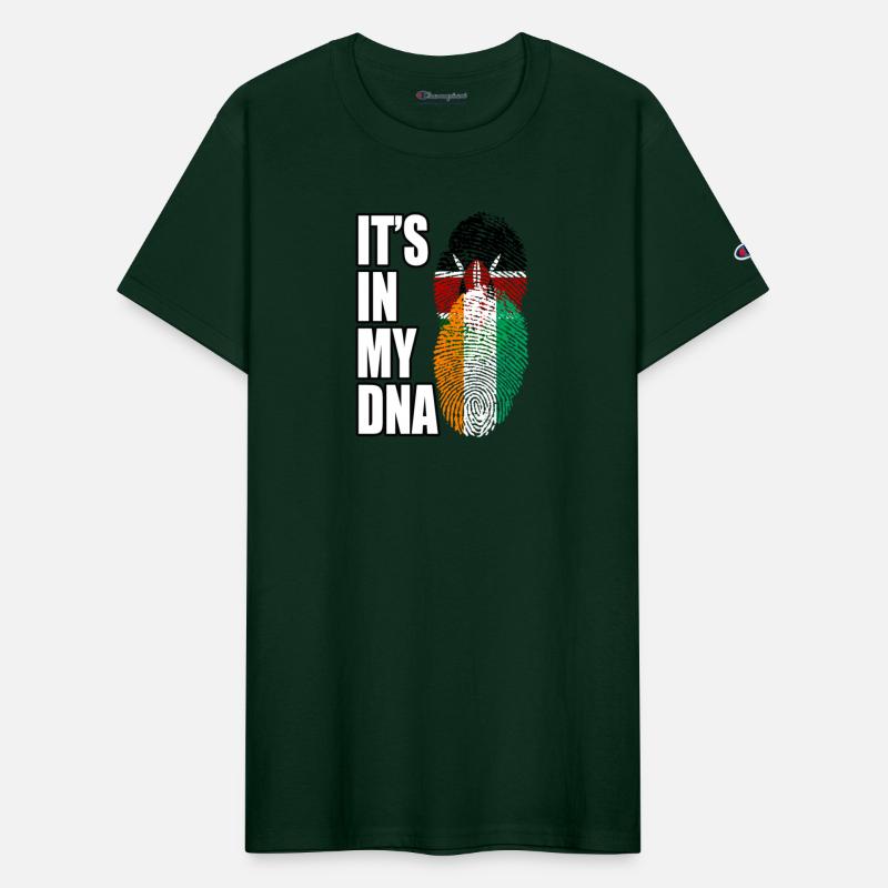 Kenyan And Ivorian Mix Heritage DNA Flag