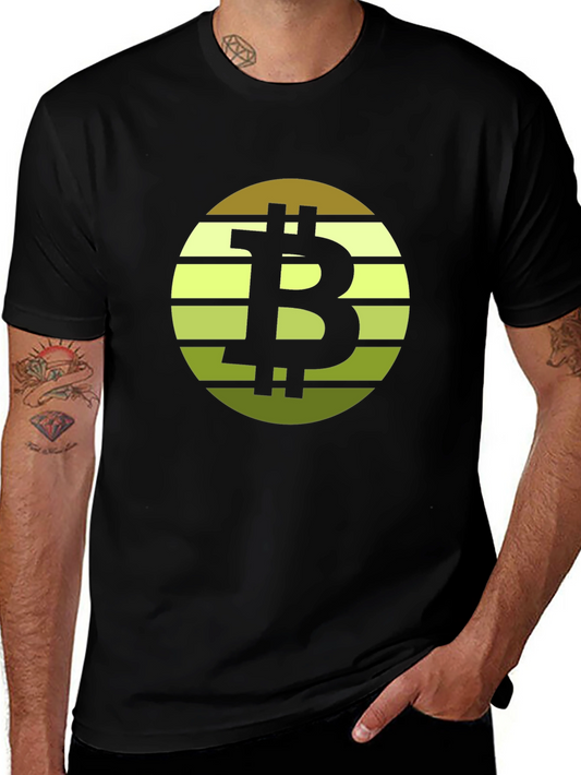 Bitcoin Sunset Graphic Tee