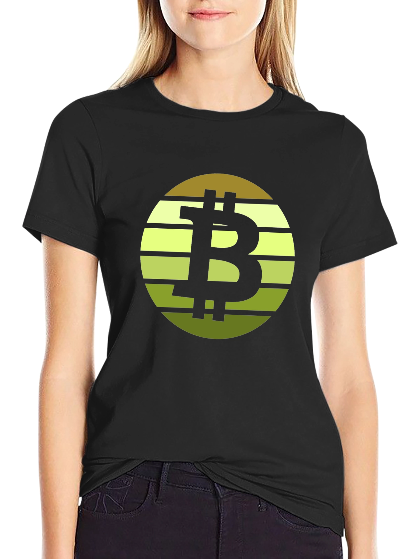 Bitcoin Sunset Graphic Tee