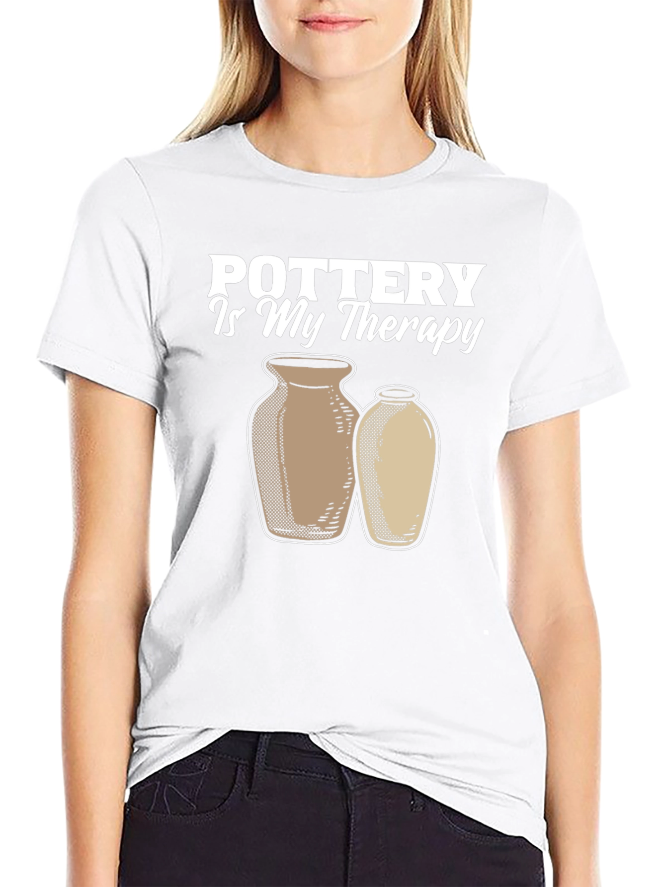 Pottery is My Therapy Graphic T-Shirt