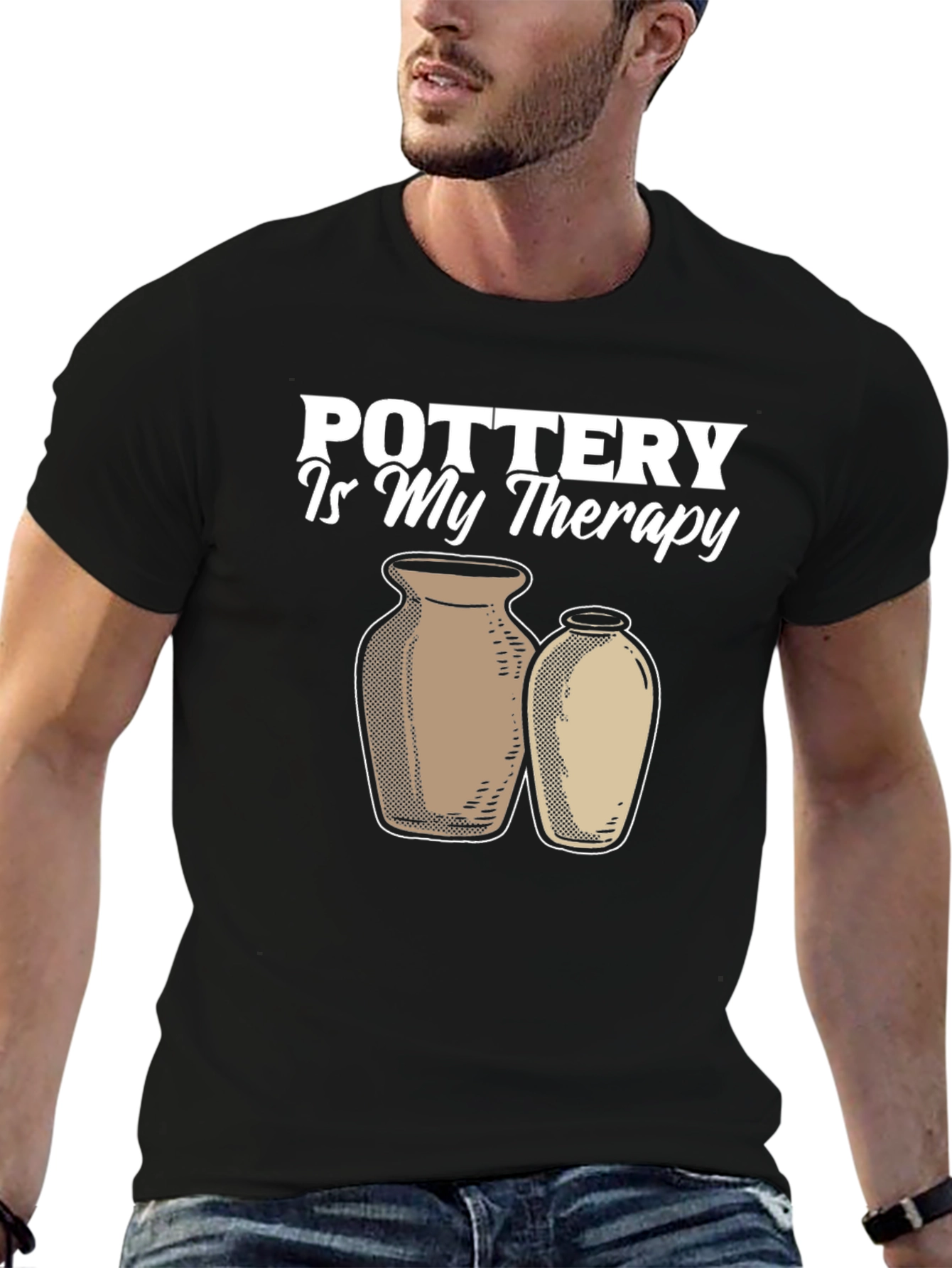 Pottery is My Therapy Graphic T-Shirt