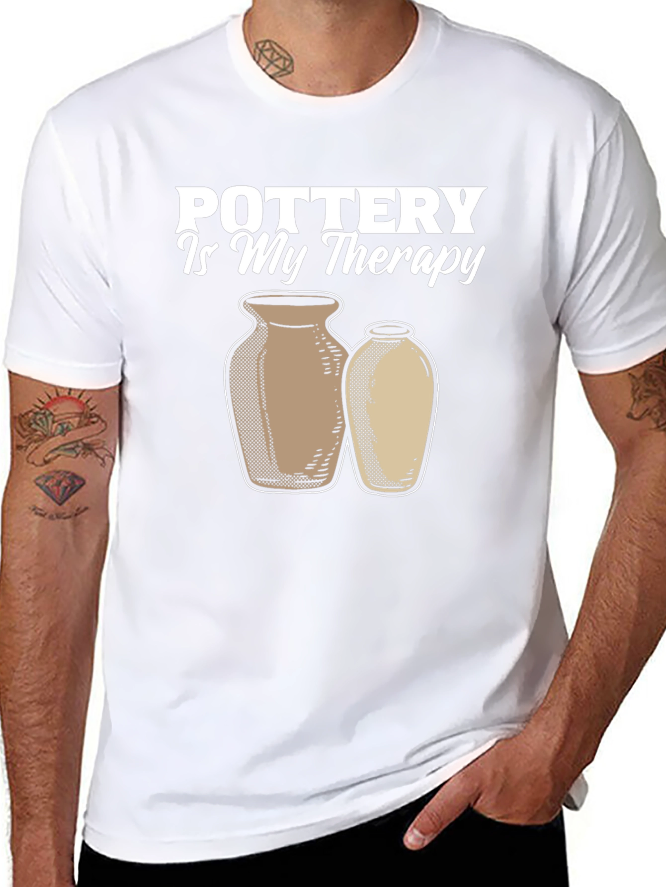 Pottery is My Therapy Graphic T-Shirt