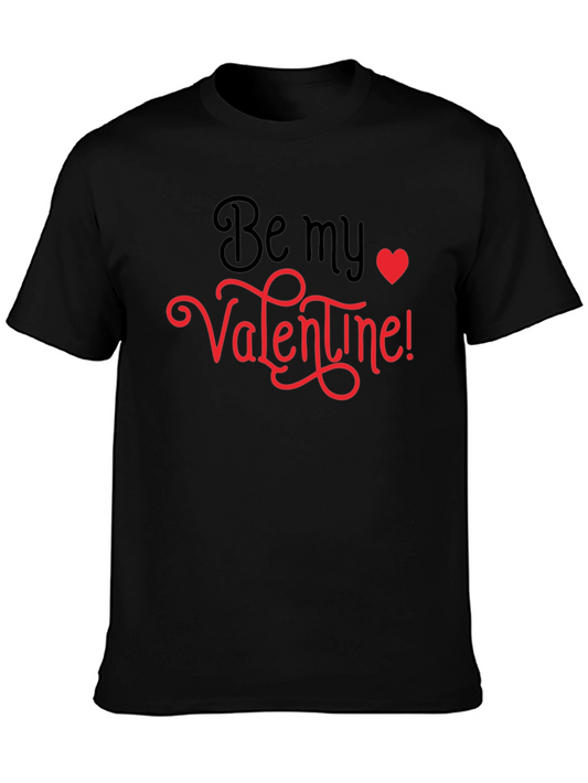 Be My Valentine Graphic Tee - Black