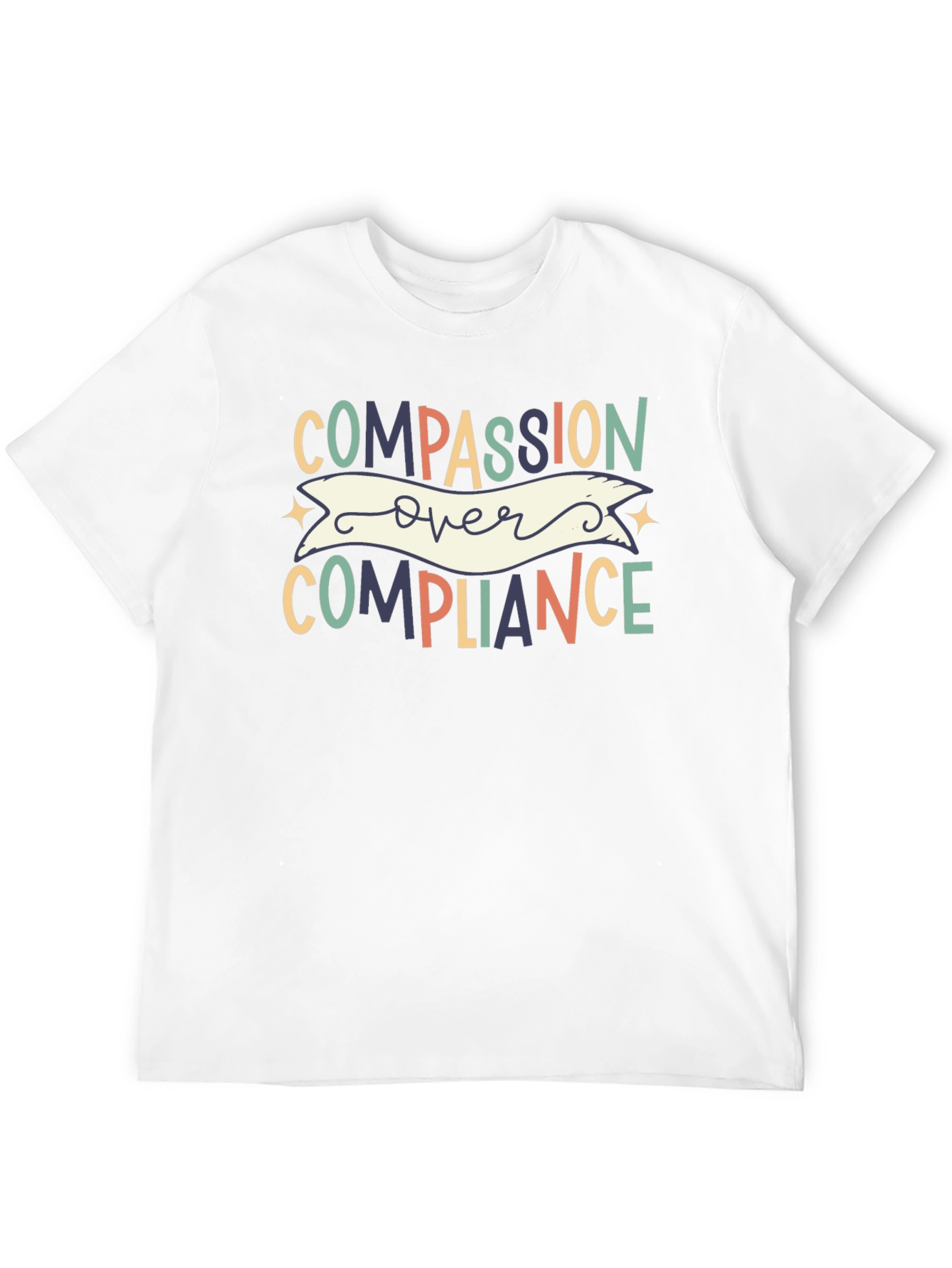 Compassion Over Compliance Graphic Tee