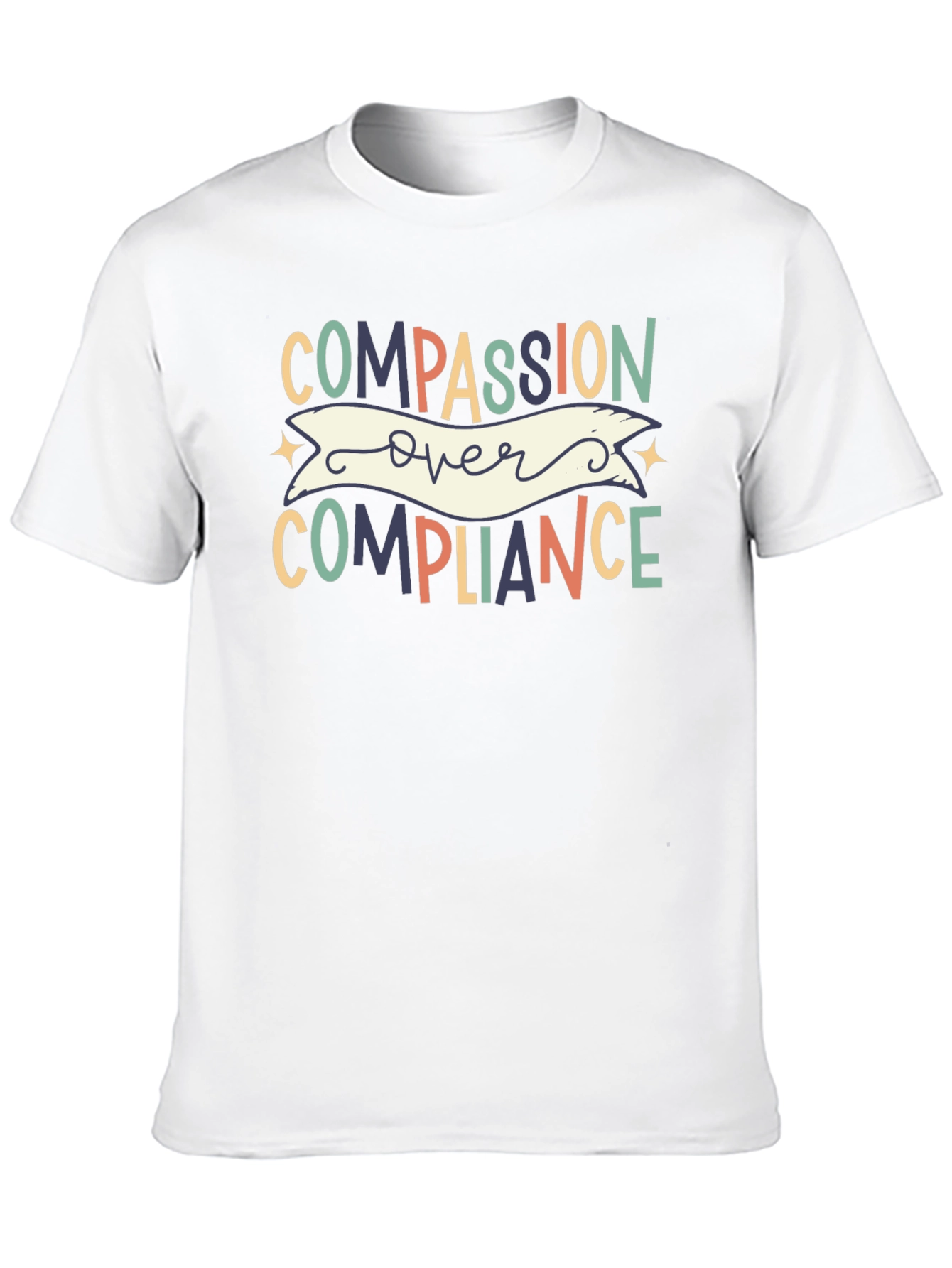 Compassion Over Compliance Graphic Tee