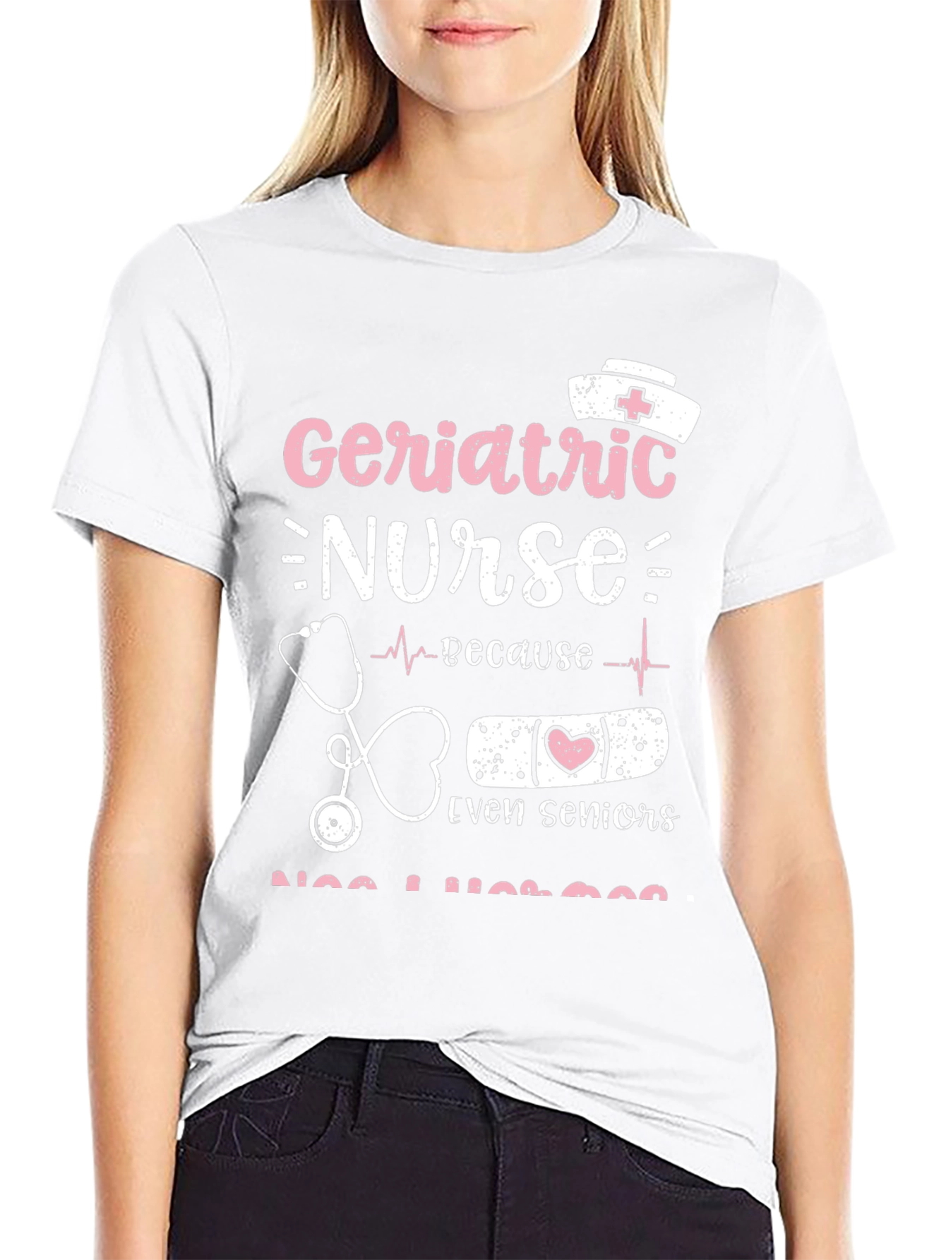 Geriatric Nurse Tee: Senior Care Appreciation
