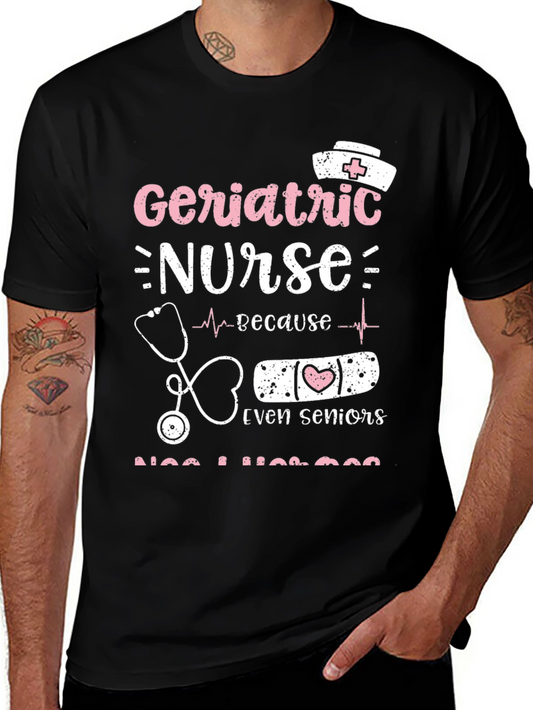 Geriatric Nurse Tee: Senior Care Appreciation