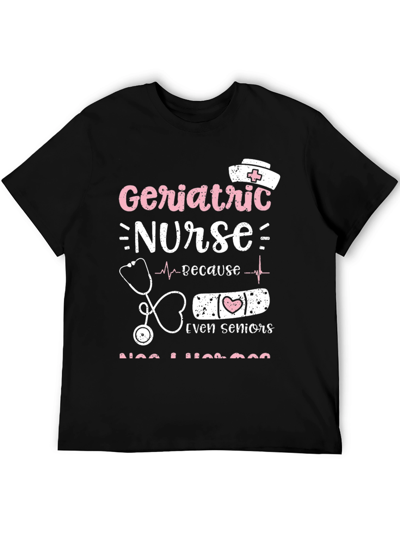 Geriatric Nurse Tee: Senior Care Appreciation