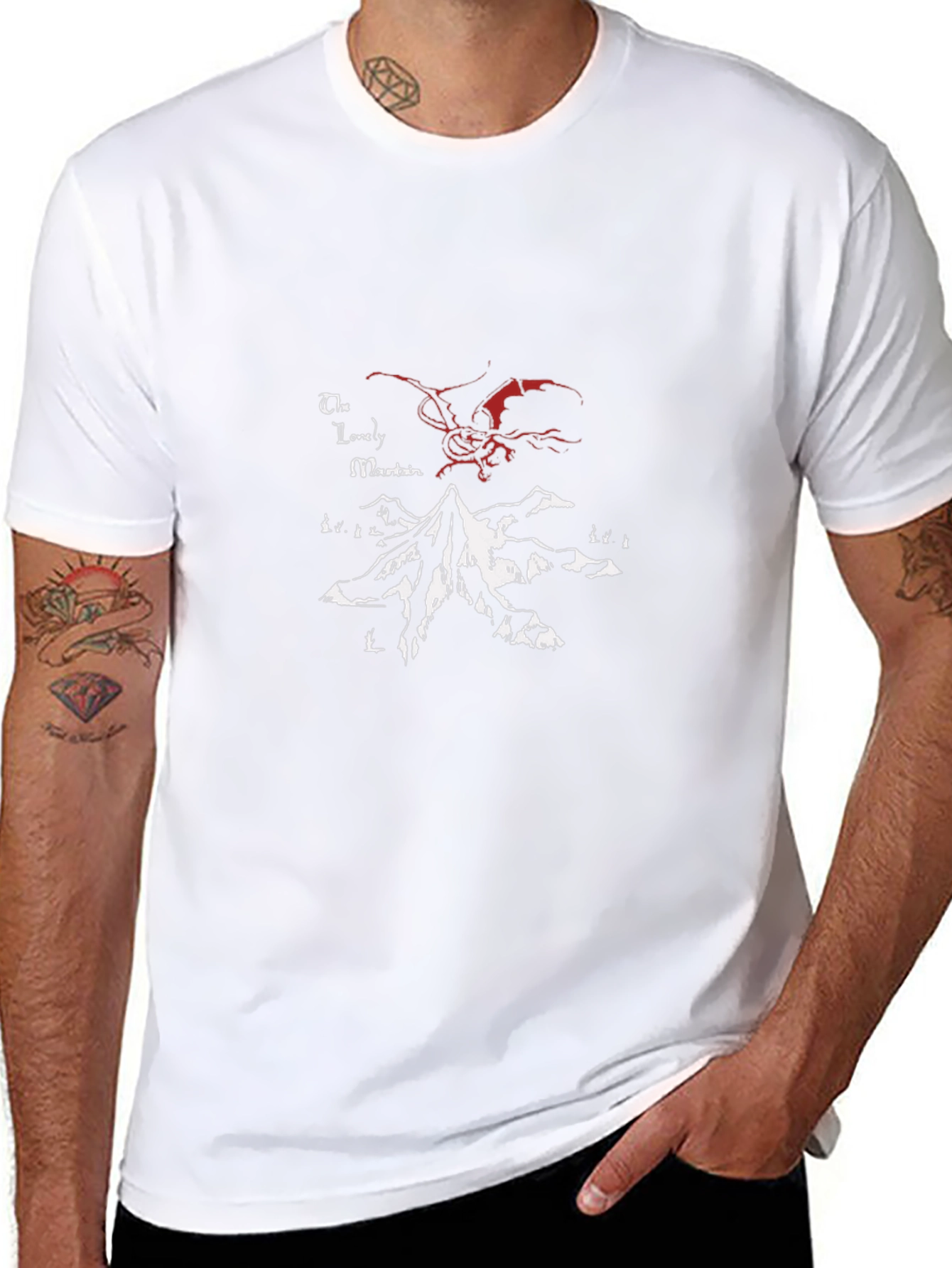 Lonely Mountain Dragon Graphic Tee