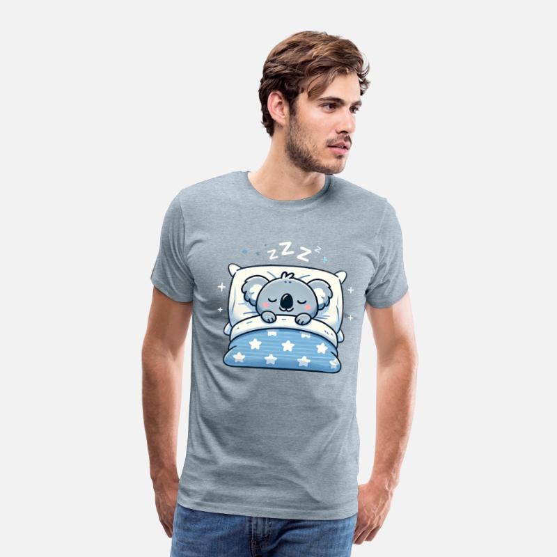 Koala Sleeping In Bed At Night Time