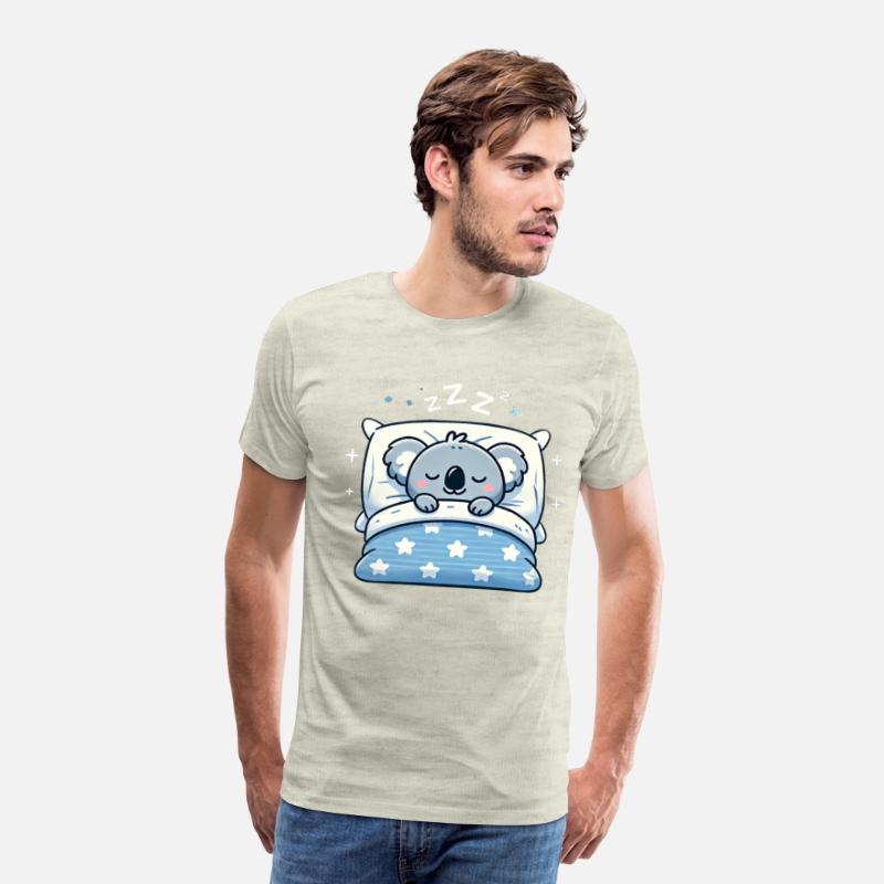 Koala Sleeping In Bed At Night Time