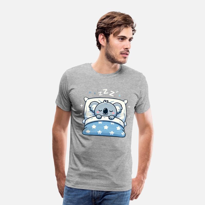 Koala Sleeping In Bed At Night Time