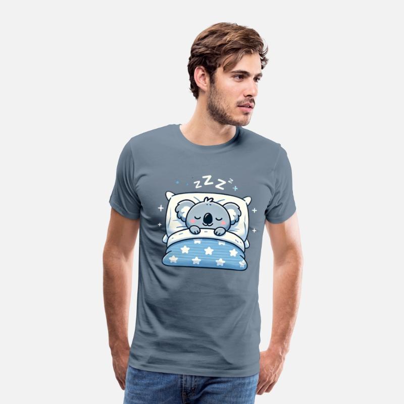 Koala Sleeping In Bed At Night Time