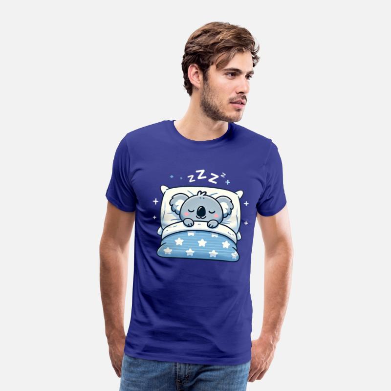 Koala Sleeping In Bed At Night Time